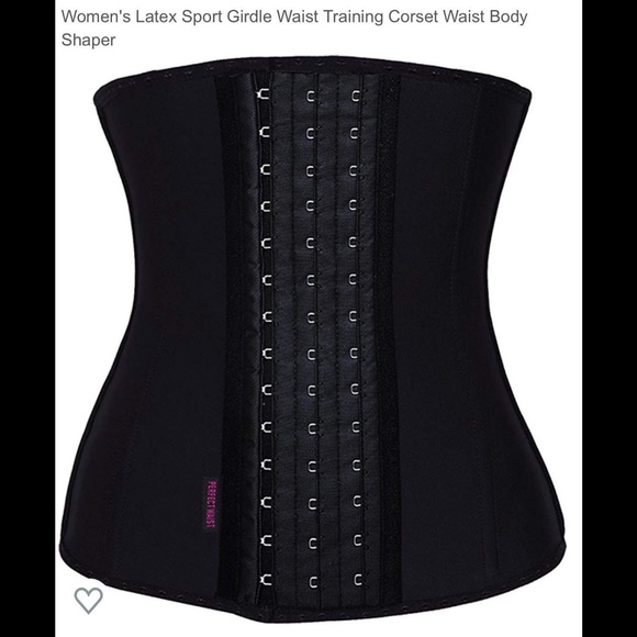 FIRM ABS LATEX WAIST TRAINER CORSET BODY SHAPER NWT - Picture 1 of 3
